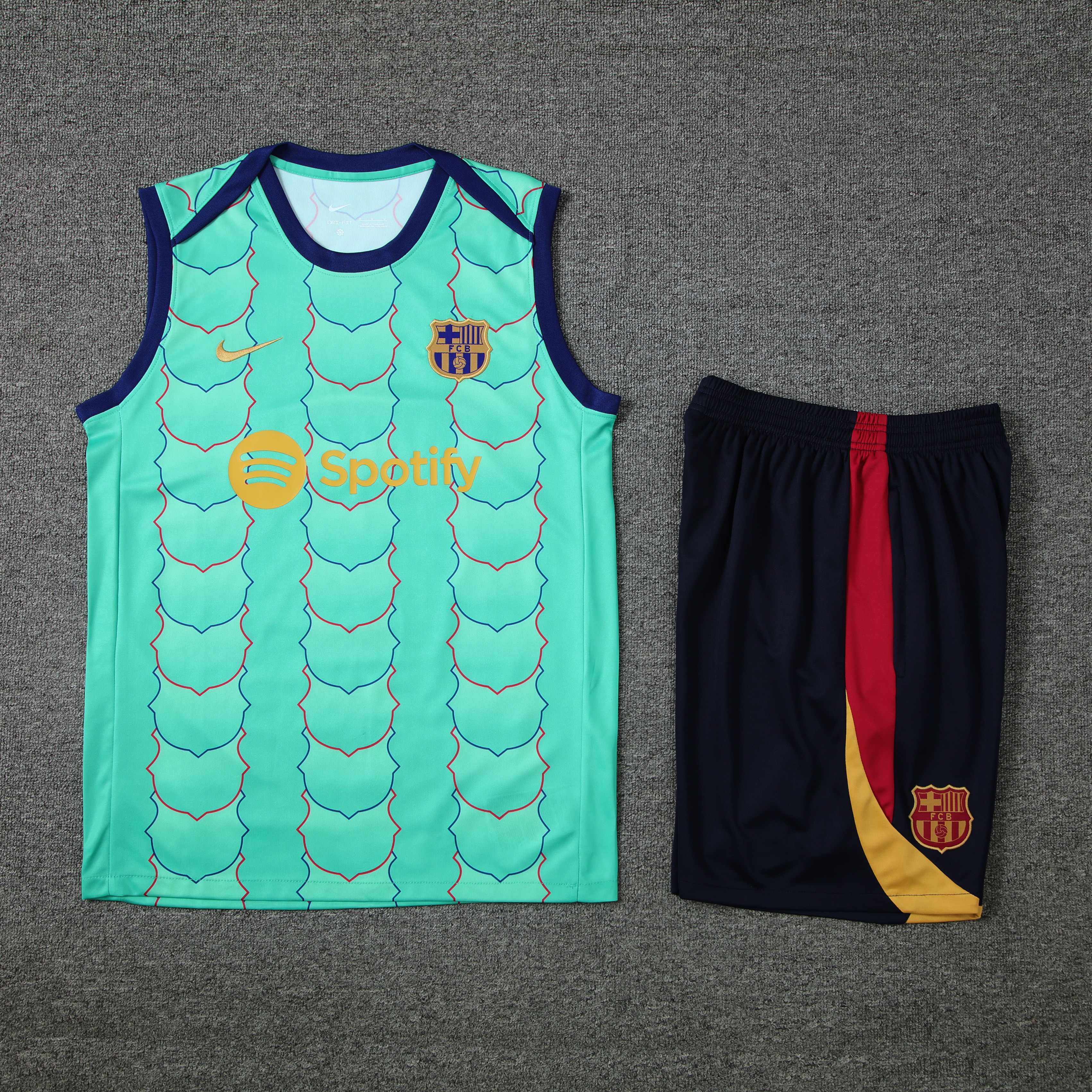 24-25 Barcelona Vest Training  Suit/24-25巴萨背心训练服
