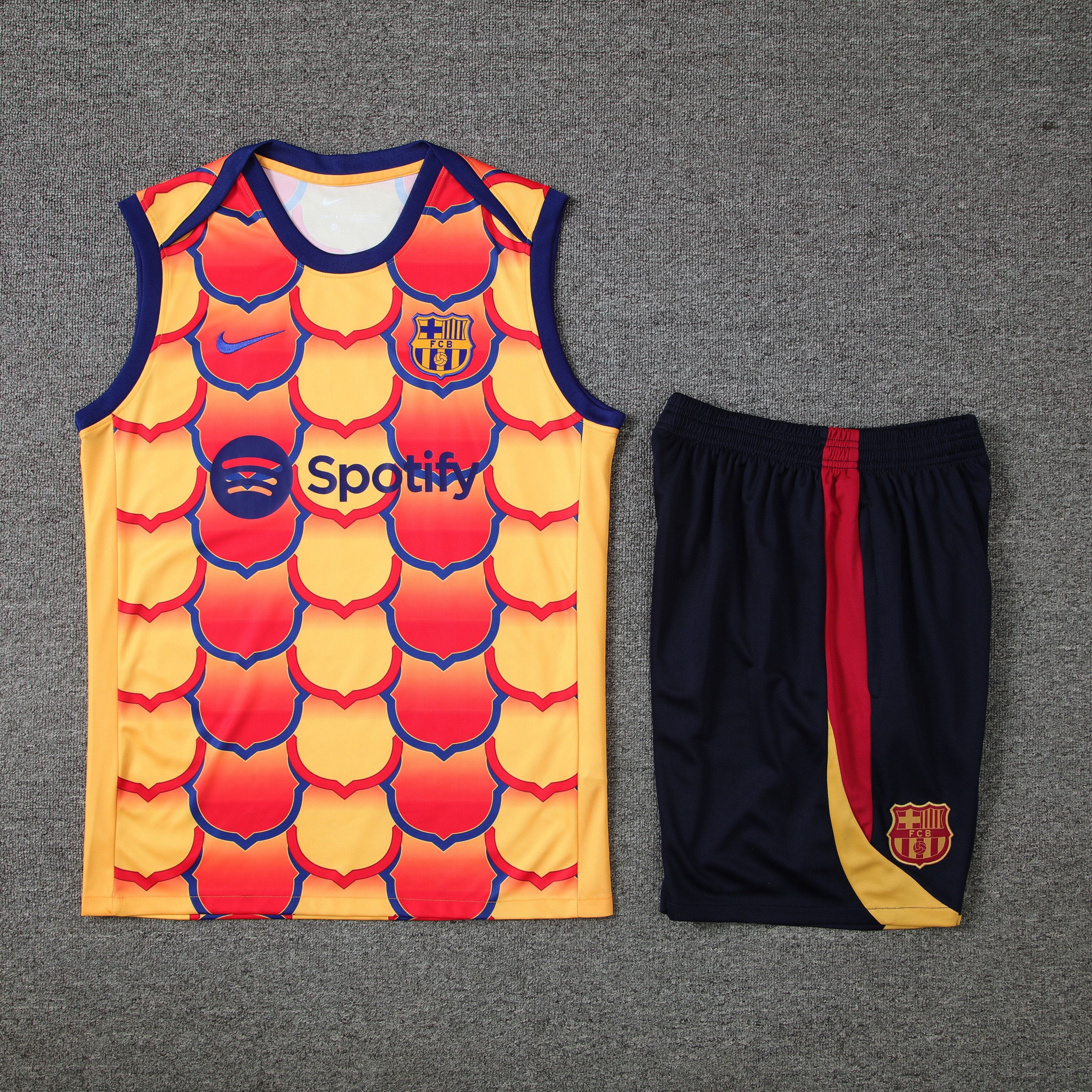 24-25 Barcelona Vest Training  Suit/24-25巴萨背心训练服