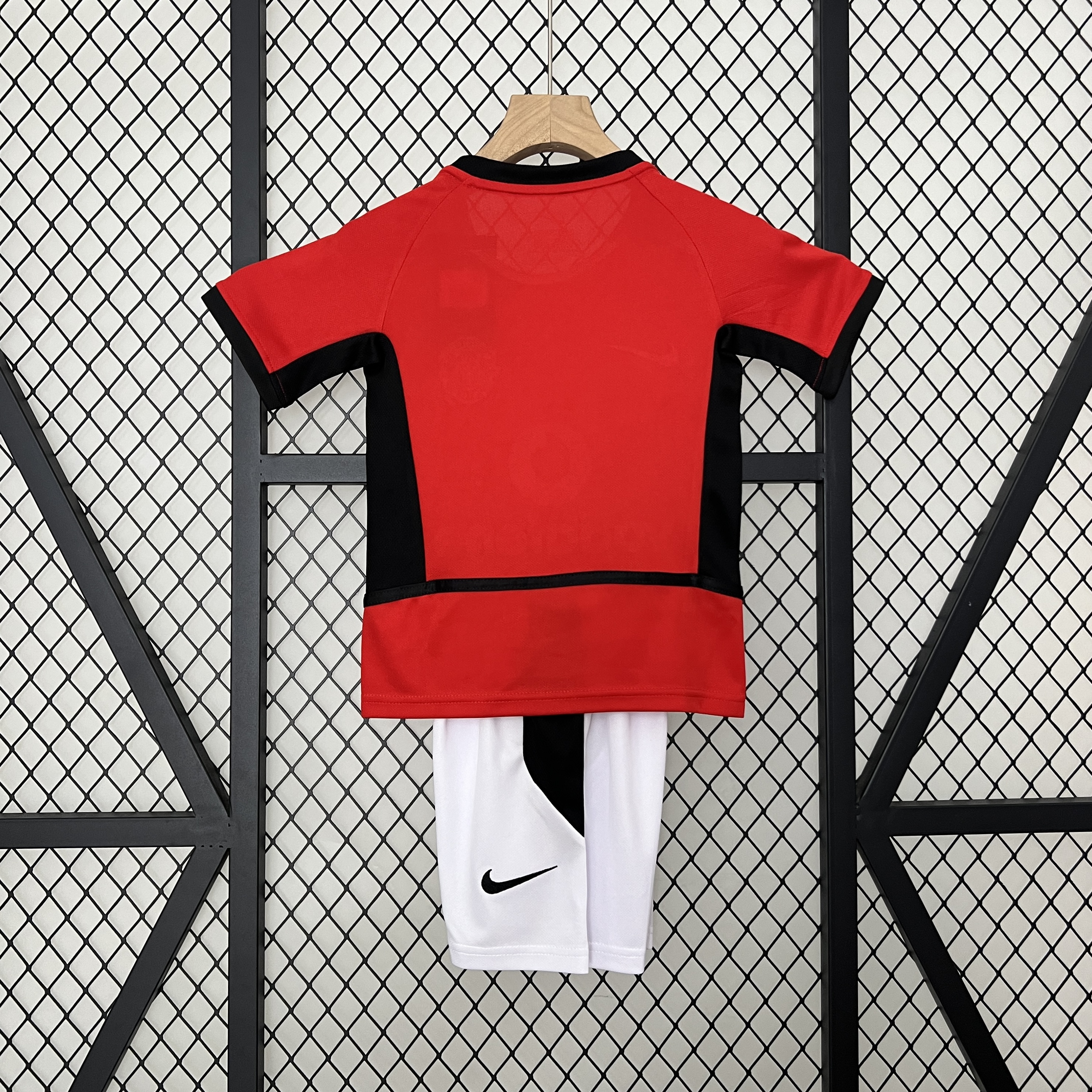 Retro 02-04 Manchester United  Home Kids Kit/ 02-04曼联主场童装
