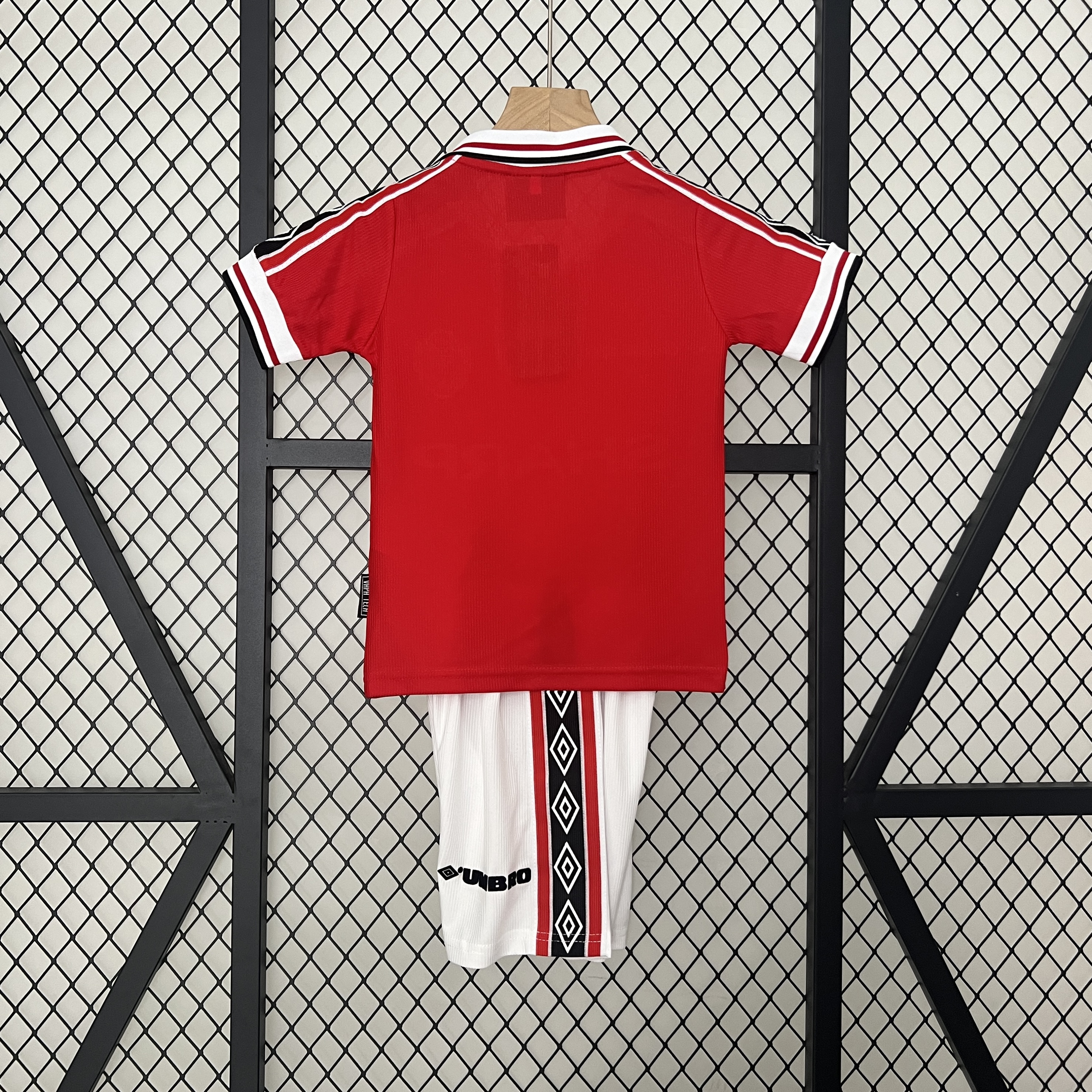 Retro 98-99 Manchester United  Home Kids Kit/ 98-99曼联主场童装