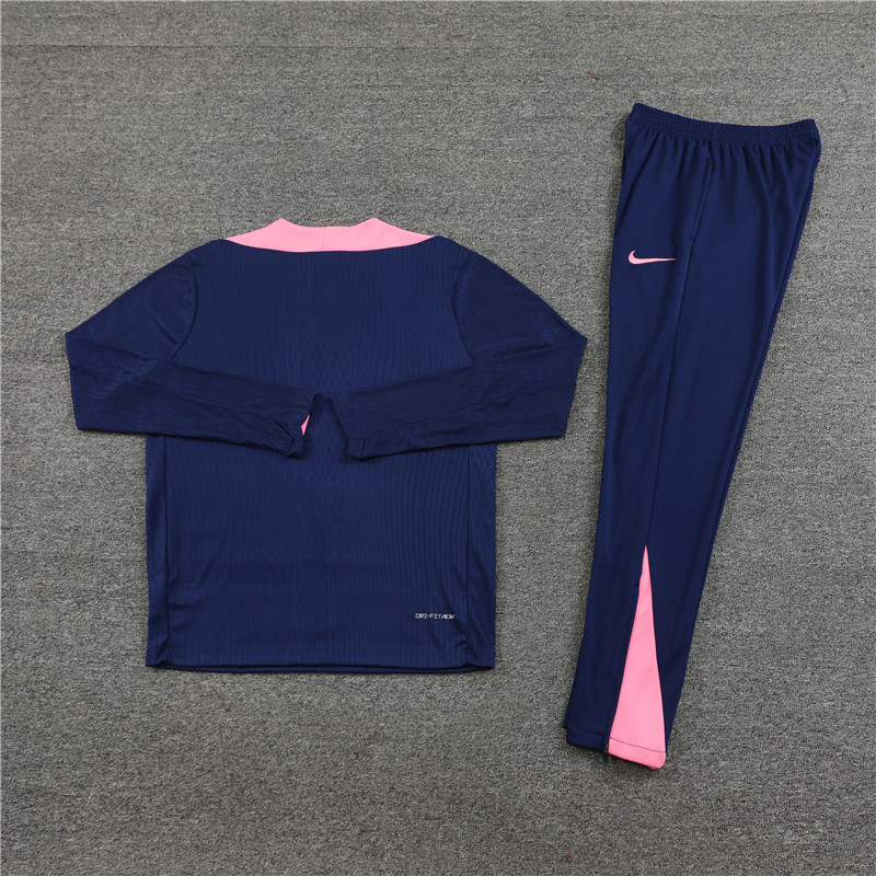 24-25 Atletico Madrid royal blue Player Version Training Suit/24-25马竞宝蓝色半拉训练服,球员版