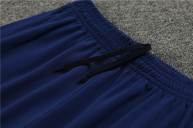 2024 France Blue Player Version Training Suit/2024法国蓝色半拉训练服，球员版
