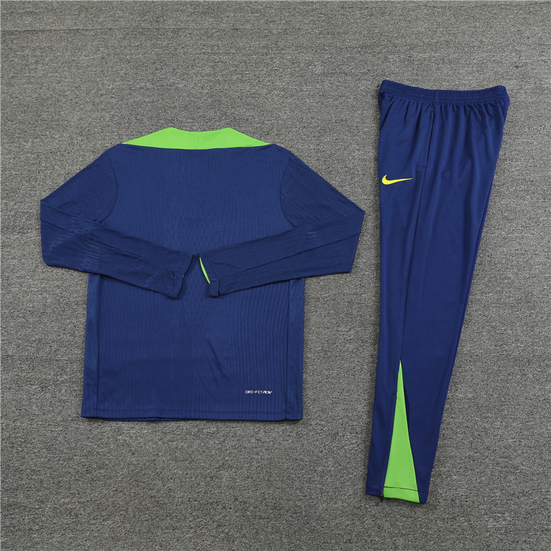2024 Brazil Player Version Training Suit/2024巴西半拉训练服，球员版