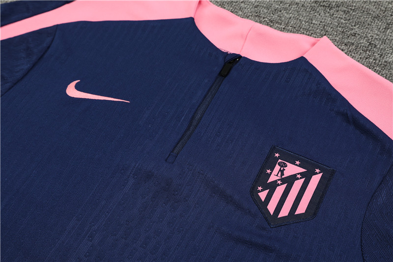 24-25 Atletico Madrid royal blue Player Version Training Suit/24-25马竞宝蓝色半拉训练服,球员版