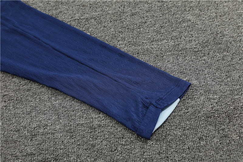 2024 France Blue Player Version Training Suit/2024法国蓝色半拉训练服，球员版
