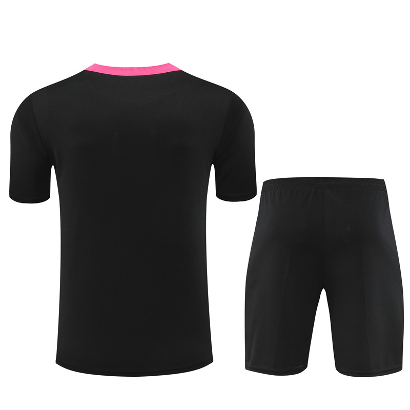 24-25 Chelsea Black Short Sleeve Training Suit/24-25切尔西短袖训练服