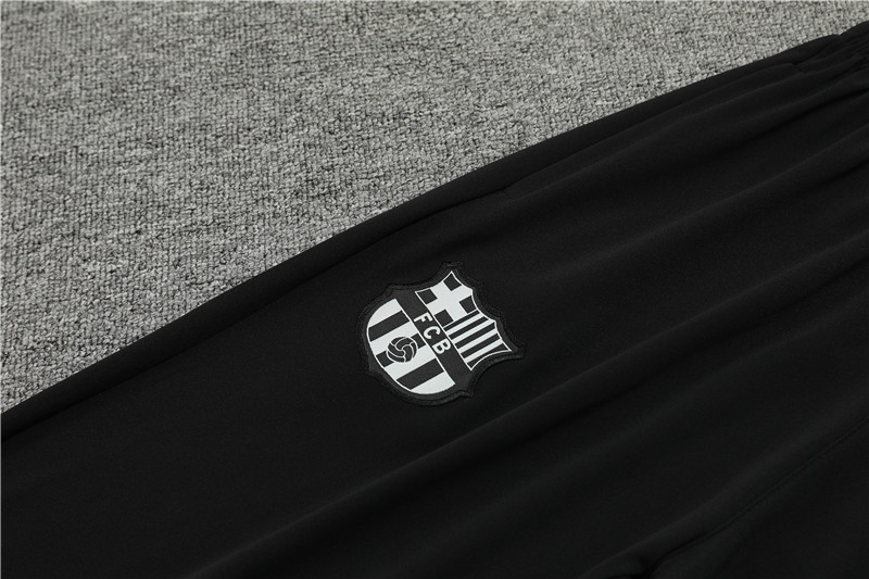 24-25 Barcelona grey Player Version Training Suit/24-25巴萨半拉训练服，球员版