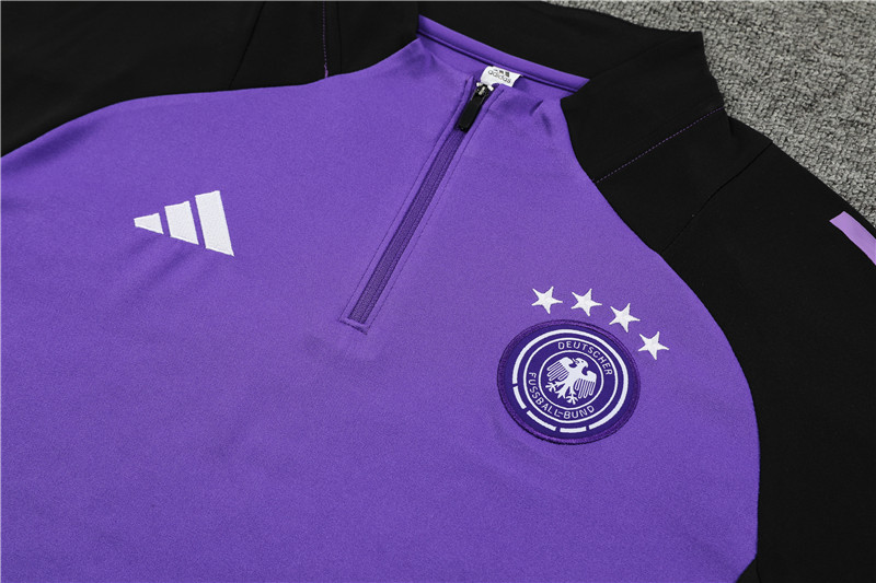 2024 Germany Purple Training Suit/2024德国紫色半拉训练服