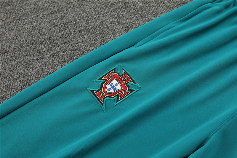 2024 Portugal Green Player Version Training Suit/2024葡萄牙半拉训练服,球员版
