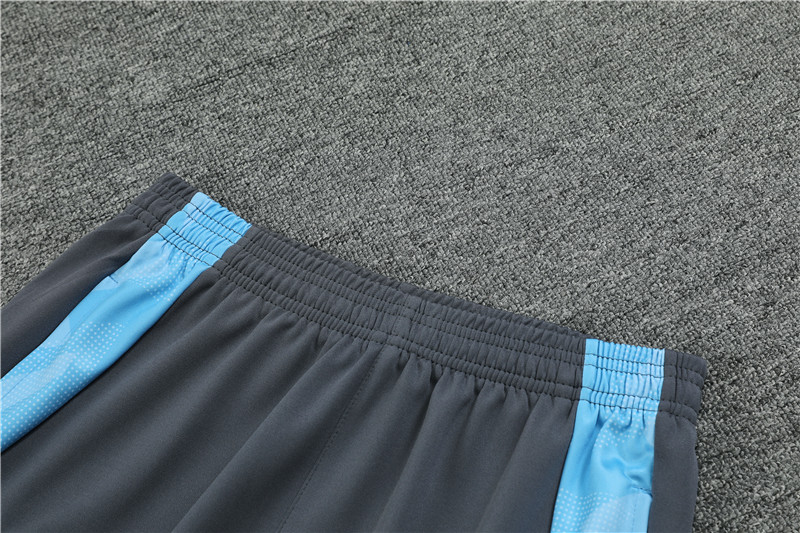 2024 Argentina Dark gray Training Suit/2024阿根廷深灰色半拉训练服