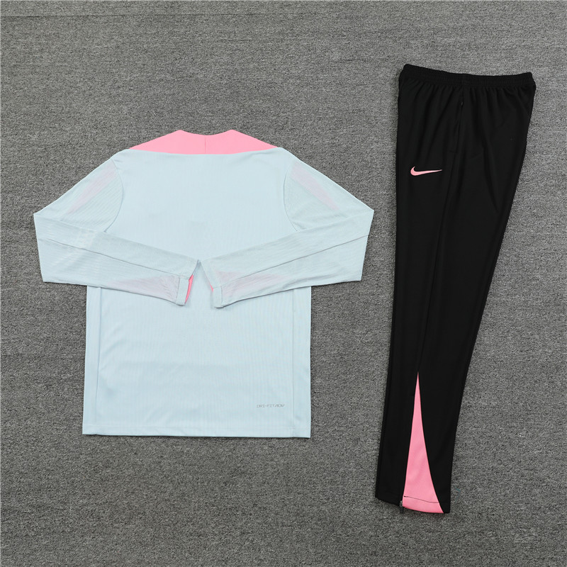 24-25 PSG Light gray Player Version Training Suit/24-25PSG巴黎半拉训练服,球员版