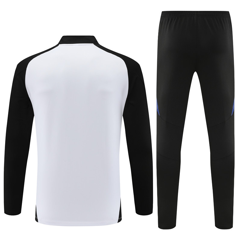 2024 Germany White Training Suit/2024德国白色半拉训练服