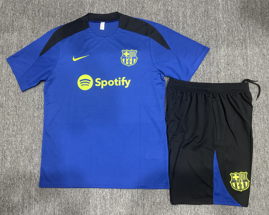 24-25 Barcelona Short Sleeve Training Suit/24-25巴萨短袖训练服