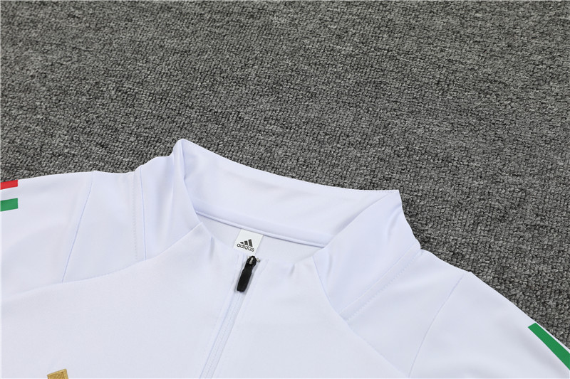 2024 Italy White Training Suit/2024意大利白色半拉训练服