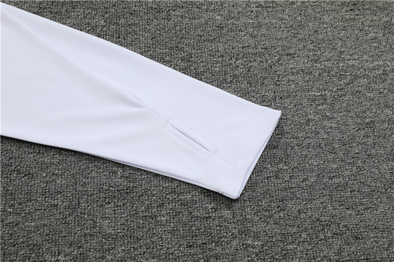 2024 Italy White Training Suit/2024意大利白色半拉训练服