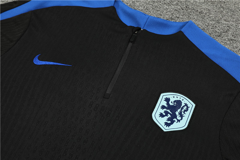 2024 HL Blue Player Version Training Suit/2024荷兰半拉训练服，球员版