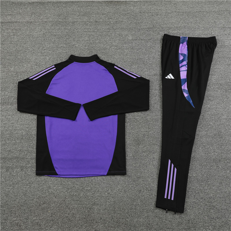 2024 Germany Purple Training Suit/2024德国紫色半拉训练服