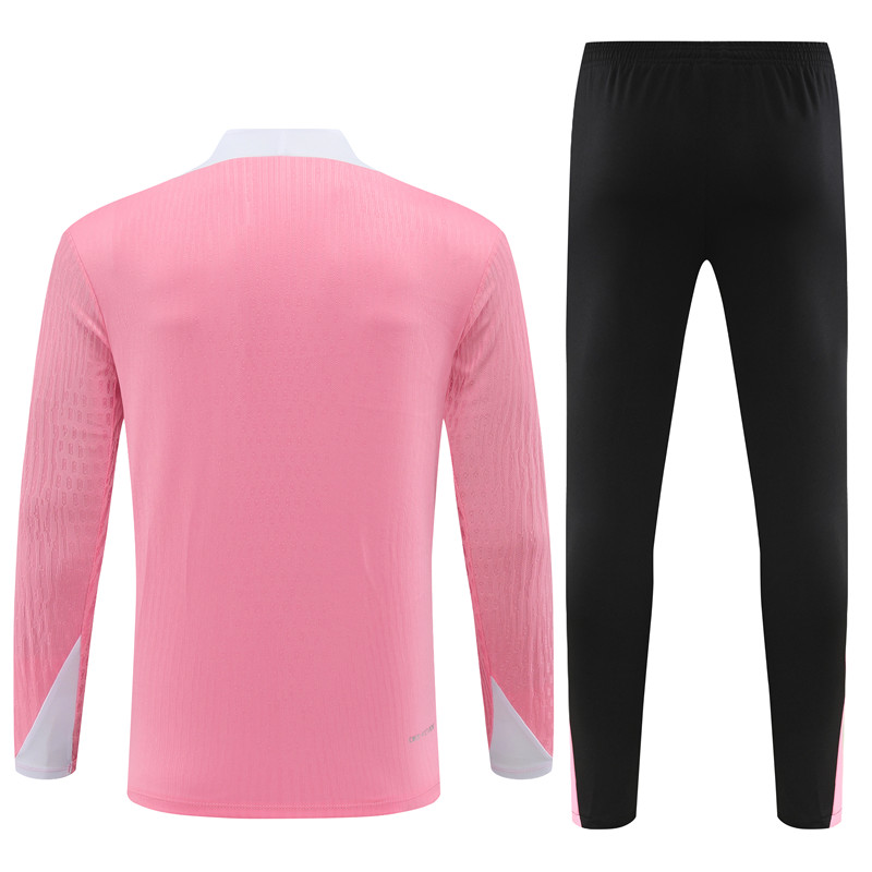 24-25 PSG Pink Player Version Training Suit/24-25PSG巴黎半拉训练服,球员版
