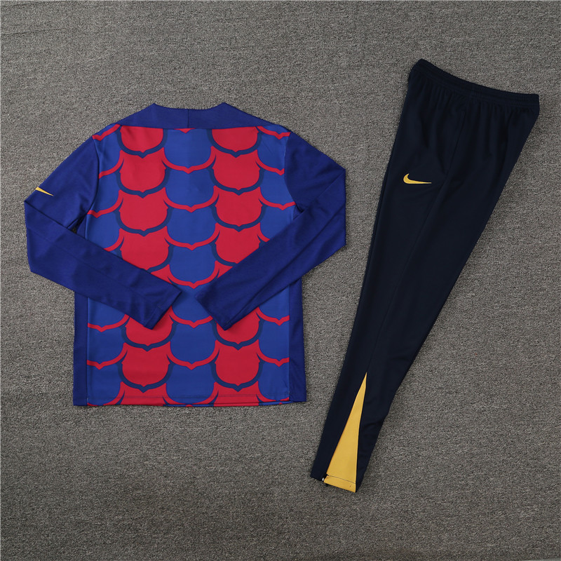 24-25 Barcelona Training Suit/24-25巴萨半拉训练服【迷彩款】