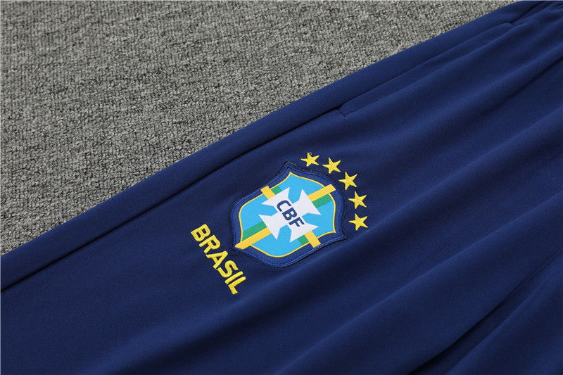 2024 Brazil Yellow Player Version Training Suit/2024巴西半拉训练服，球员版