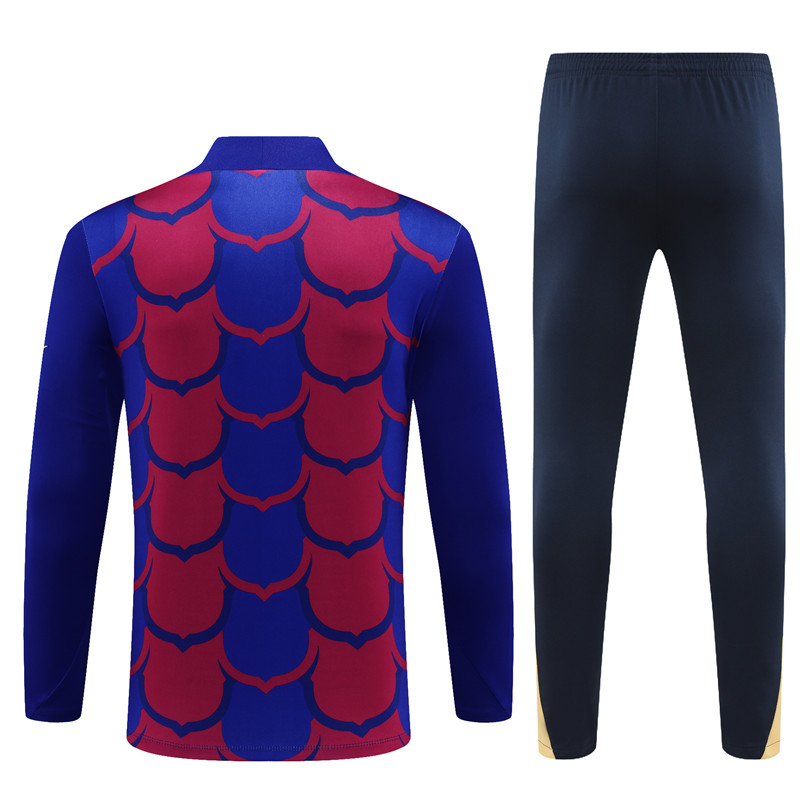 24-25 Barcelona Training Suit/24-25巴萨半拉训练服【迷彩款】