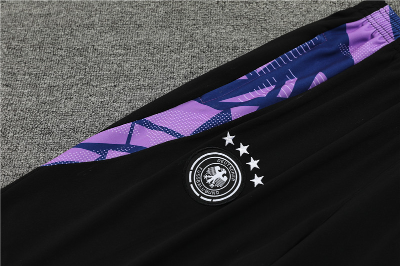 2024 Germany Black Training Suit/2024德国黑色半拉训练服