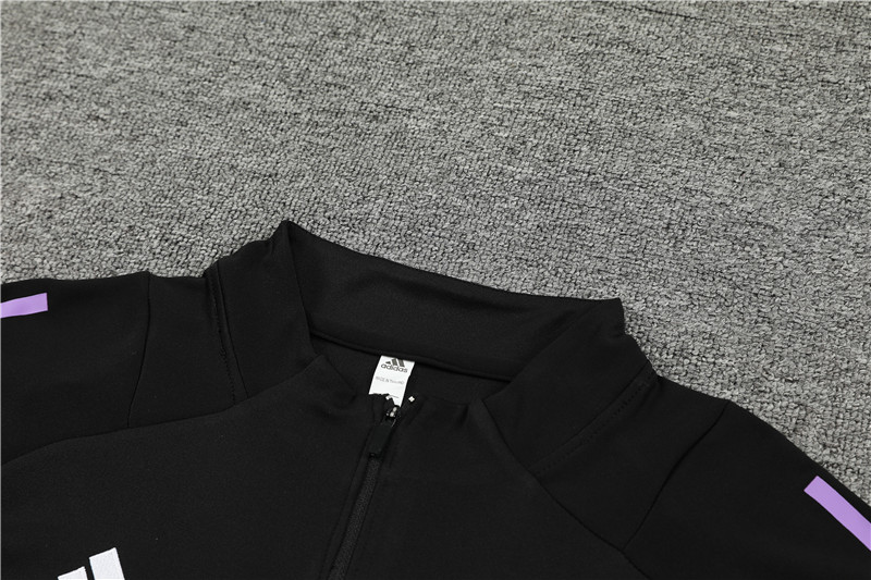 2024 Germany Black Training Suit/2024德国黑色半拉训练服