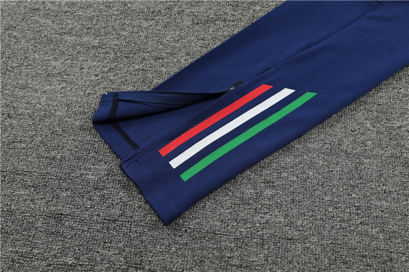 2024 Italy White Training Suit/2024意大利白色半拉训练服