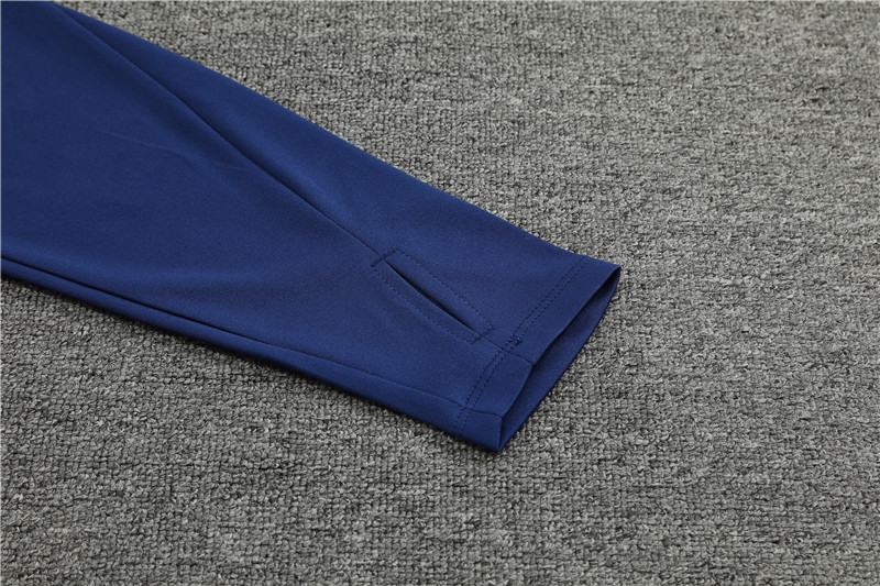 2024 Italy Blue Training Suit/2024意大利蓝色半拉训练服