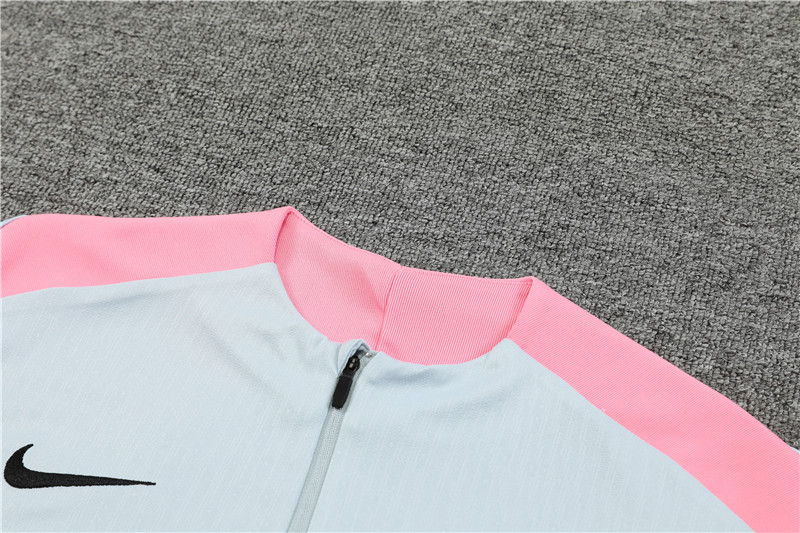 24-25 PSG Light gray Player Version Training Suit/24-25PSG巴黎半拉训练服,球员版