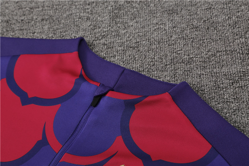 24-25 Barcelona Training Suit/24-25巴萨半拉训练服【迷彩款】