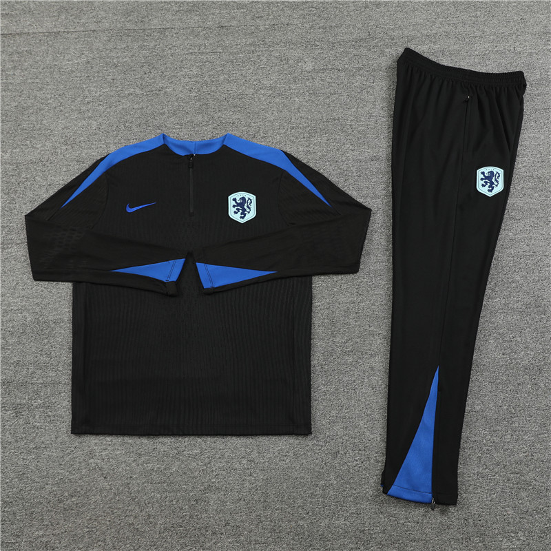 2024 HL Blue Player Version Training Suit/2024荷兰半拉训练服，球员版