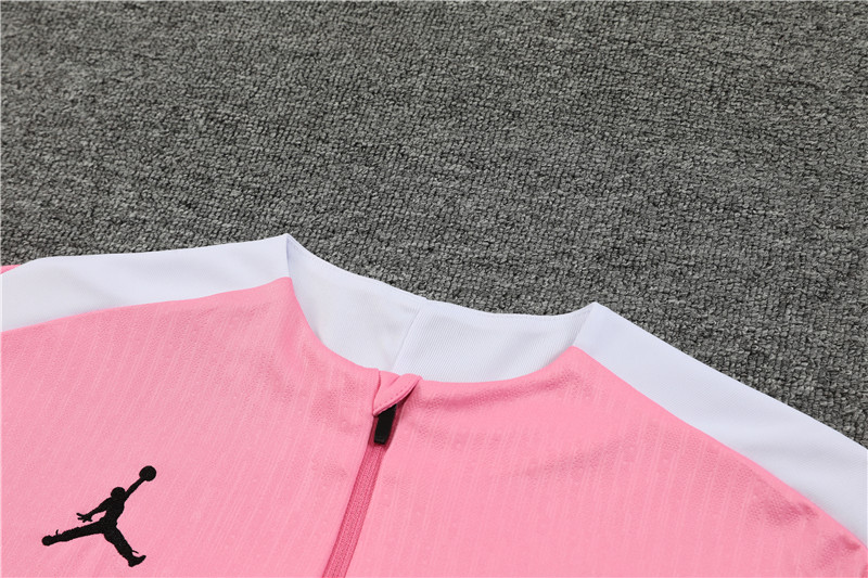 24-25 PSG Pink Player Version Training Suit/24-25PSG巴黎半拉训练服,球员版
