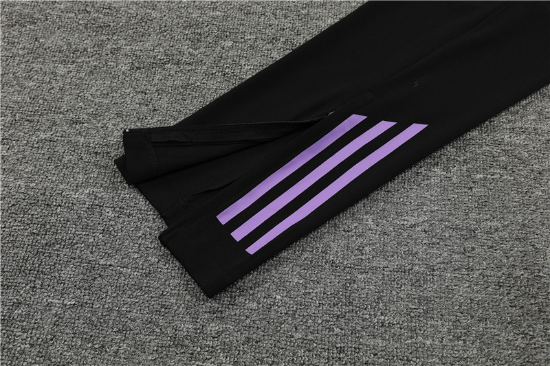 2024 Germany Black Training Suit/2024德国黑色半拉训练服