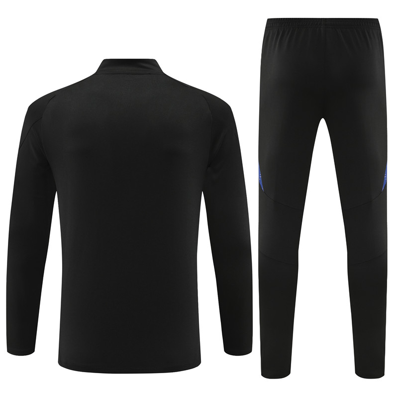 2024 Germany Black Training Suit/2024德国黑色半拉训练服