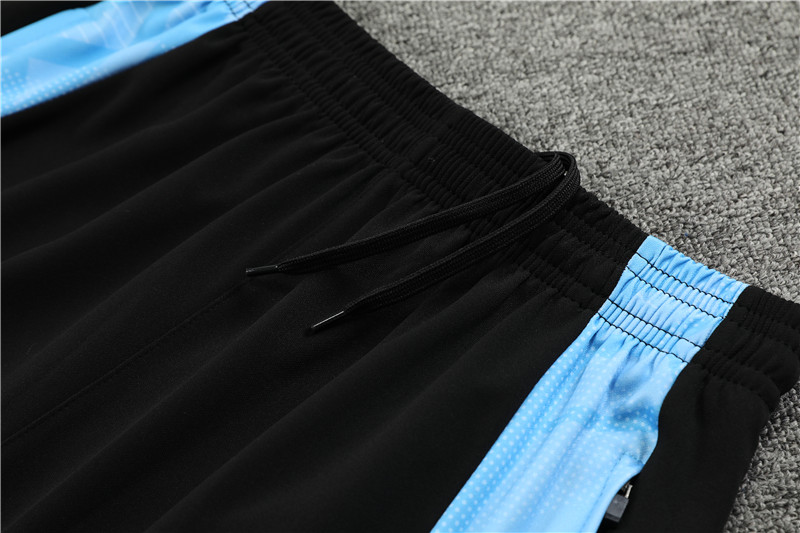 2024 Argentina Black Training Suit/2024阿根廷黑色半拉训练服