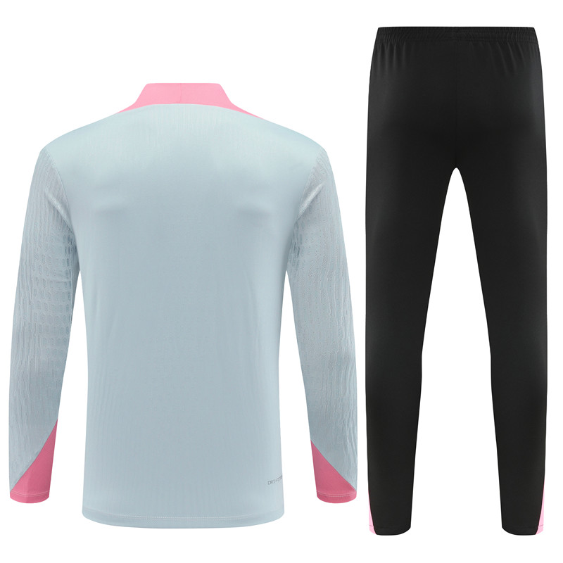 24-25 PSG Light gray Player Version Training Suit/24-25PSG巴黎半拉训练服,球员版