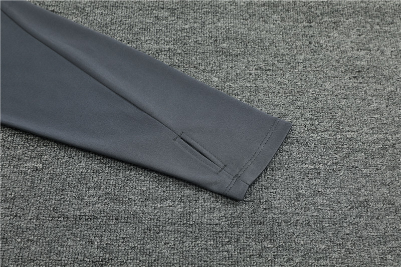 2024 Argentina Dark gray Training Suit/2024阿根廷深灰色半拉训练服