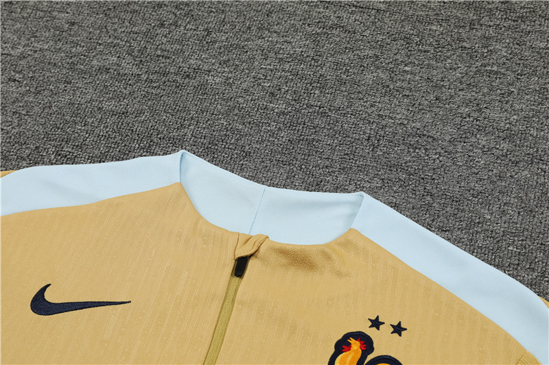 2024 France Player Version Training Suit/2024法国半拉训练服,球员版