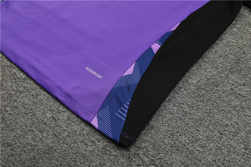 2024 Germany Purple Training Suit/2024德国紫色半拉训练服