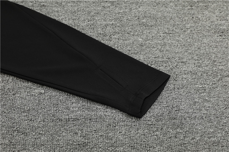 2024 Germany Black Training Suit/2024德国黑色半拉训练服