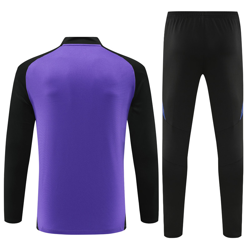 2024 Germany Purple Training Suit/2024德国紫色半拉训练服