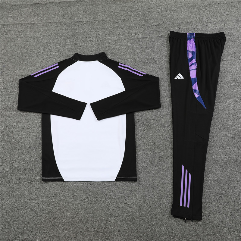 2024 Germany White Training Suit/2024德国白色半拉训练服