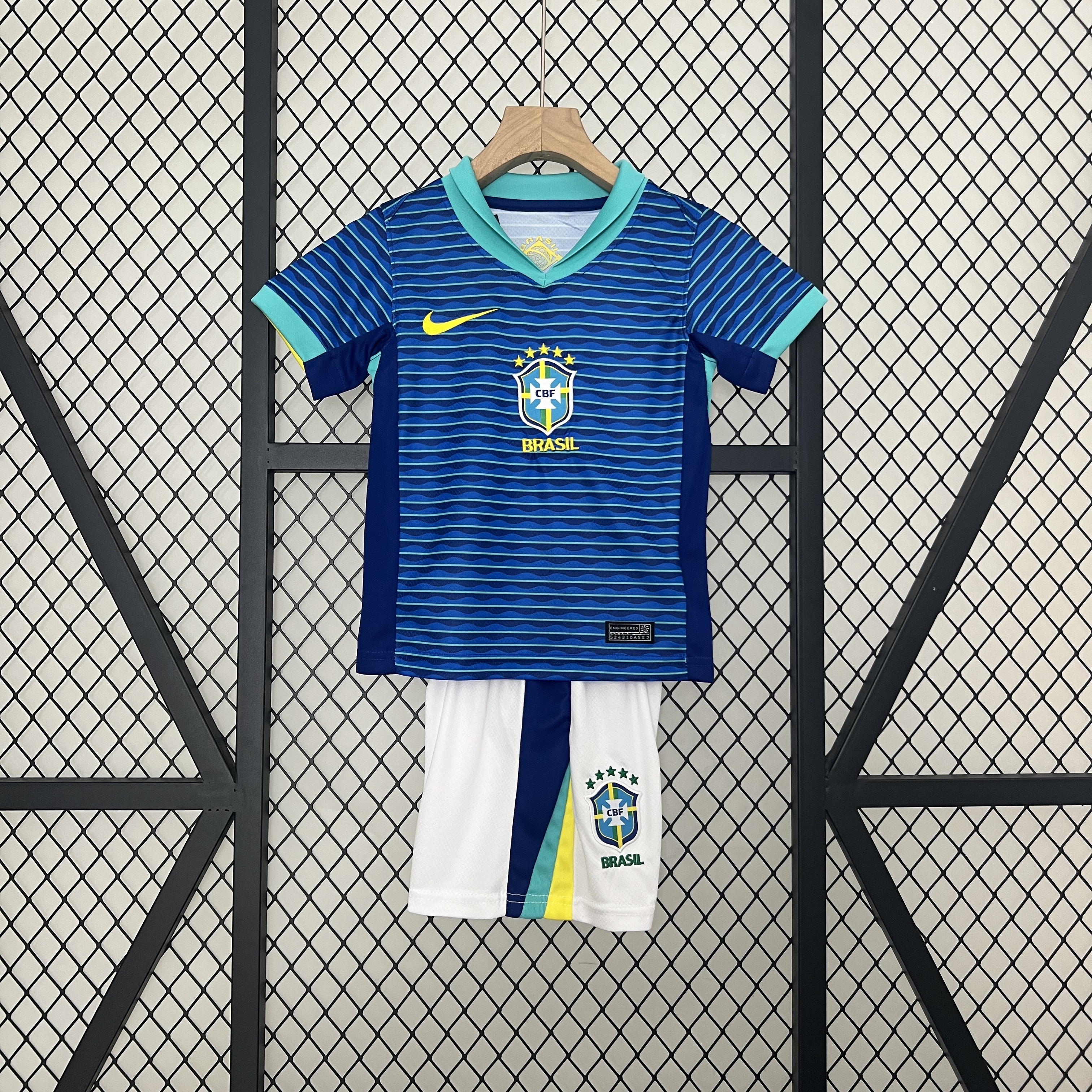 2024 Brazil Away Kids Kit/2024巴西客场童装