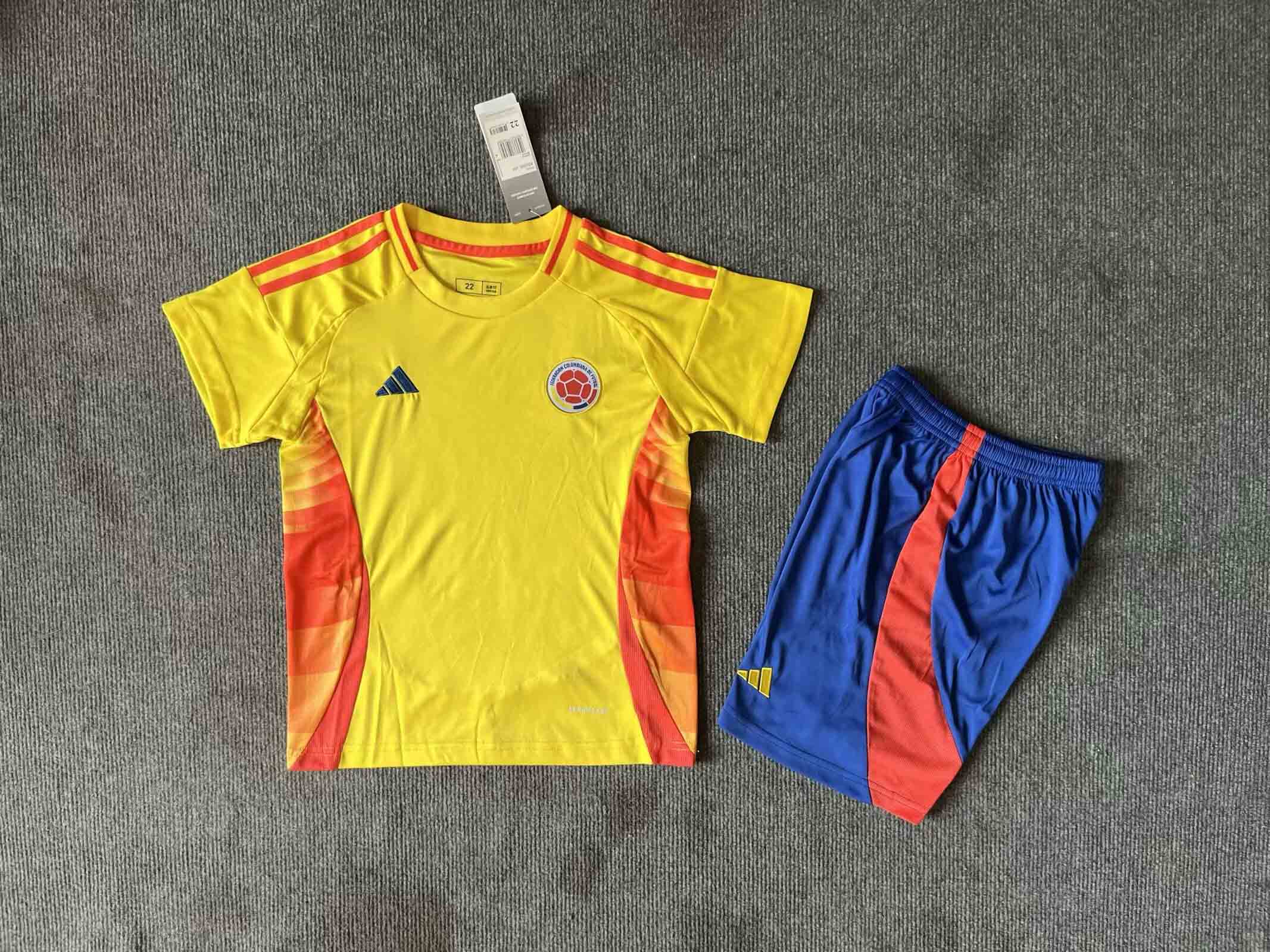 2024 Colmbia Home Kids Kit/ 2024哥伦比亚主场童装