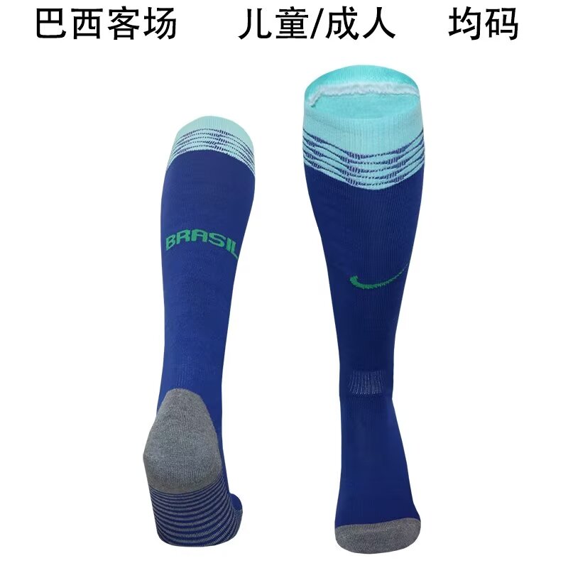 2024 Brazil Away Socks/2024巴西客场袜子
