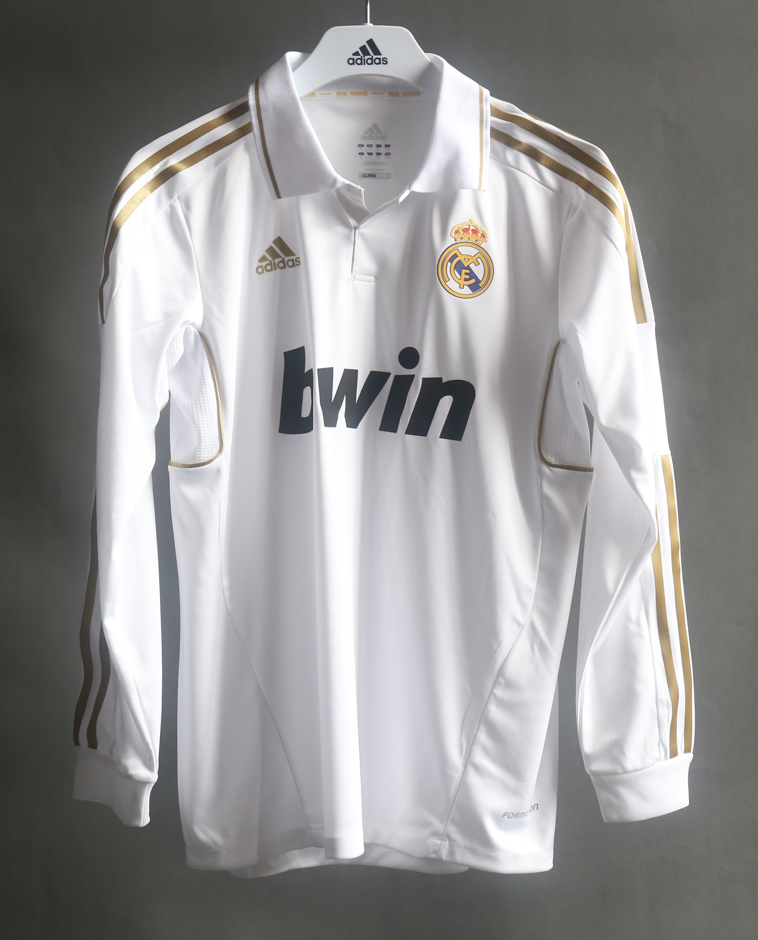 11-12 Real Madrid Home Long Sleeve Player Retro Jersey/11-12 皇马主场球员长袖