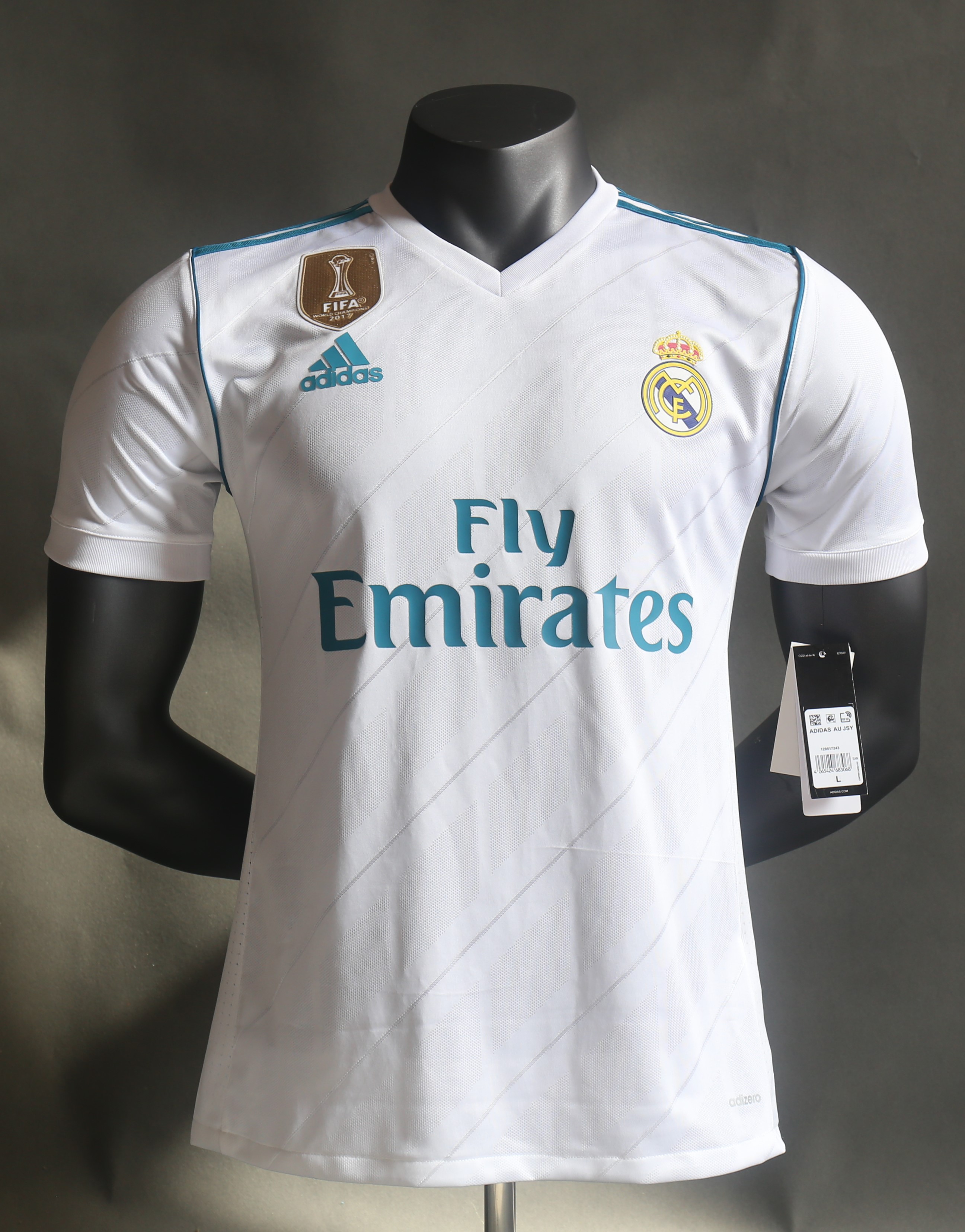 17-18  Real Madrid  Home Player  Retro Jersey/ 17-18 皇马主场复古球员