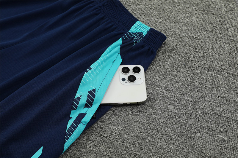 24-25 Arsenal Blue Short Sleeve Training Suit/ 24-25 阿森纳蓝色短袖训练服