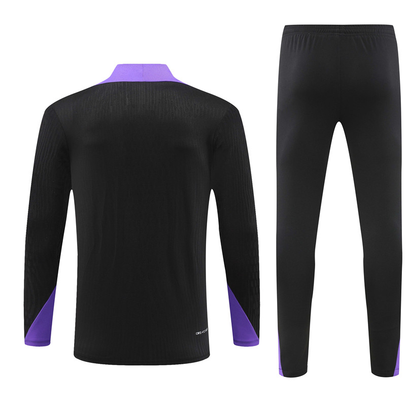 24-25 PSG Black and Purple Player Training Suit/24-25 PSG 黑紫色球员训练服